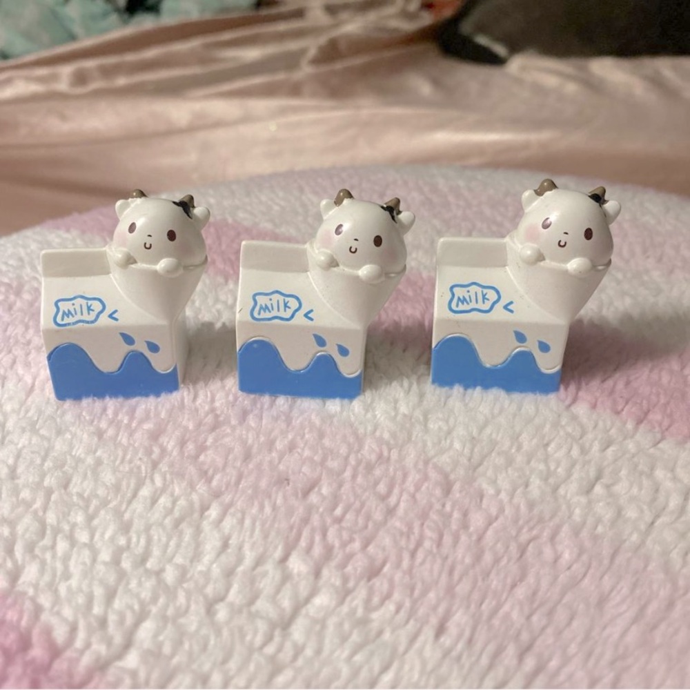 Cute Milk Carton Figurines
